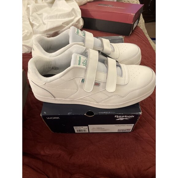 Reebok Men Sz 16M White Club MEM T Work Construction Shoe Safety SRB1518 Comfort main image 5